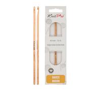 KnitPro Basix Crochet Simple Crochets, Bouleau, Multicolore, 15 cm x 4 mm