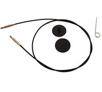 KnitPro Câble à Tricoter Interchangeable Noir/doré 76 cm