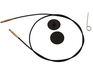 KnitPro Câble à Tricoter Interchangeable Noir/doré 94 cm