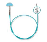 KnitPro Câble, Acier inoxydable, Bleu, Un Taille