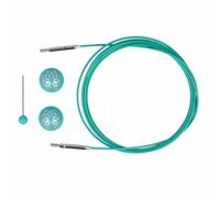 KnitPro Câble, Nylon, acier, Bleu, Un Taille