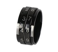 KnitPro Compteur de rangs, taille de bague 7, Le noir