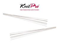 KnitPro Lot de 15 baguettes de blocage pour dentelle Argenté