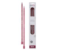 KNITPRO Dreamz Aiguille Unique-Pointes Coniques-pour Tricoter Circulaire avec Tous Types de Fil, Bois de Bouleau, Rose, 35cm x 6mm