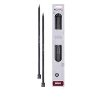 KNITPRO Dreamz Aiguille Unique-Pointes Coniques-pour Tricoter Circulaire avec Tous Types de Fil, Bois de Bouleau, Bleu/Lila, 35cm x 6,5mm