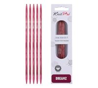 KnitPro Dreamz Aiguilles à double pointe 12,5 cm | Taille US 2 (2,75 mm)