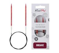 KnitPro Dreamz Aiguilles circulaires fixes 80 cm Taille US 8 (5 mm)