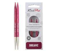 KnitPro Dreamz Aiguilles interchangeables (normales) 13 cm | Taille US 10 (6 mm)