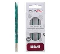 KnitPro Dreamz Aiguilles interchangeables (spéciales) 10 cm | Taille US 4 (3,5 mm) pour tricot sans couture