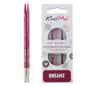 KnitPro Dreamz Aiguilles interchangeables (spéciales) 10 cm | Taille US 6 (4 mm)