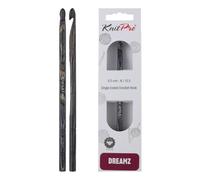 KnitPro Dreamz Crochet en bois lisse poli pour débutants et expérimentés 6,50 mm 1 crochet