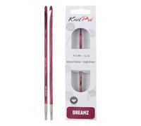 KnitPro Dreamz Crochet tunisien - Lisse Poli pour débutants et expérimentés, 4,00 mm - 1 crochet