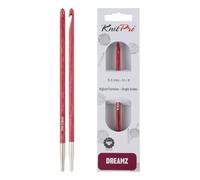 KnitPro Dreamz Crochet tunisien - Lisse Poli pour débutants et expérimentés, 5,00 mm - 1 crochet
