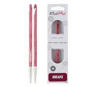 KnitPro Dreamz Crochet tunisien lisse poli pour débutants et expérimentés 6,00 mm 1 crochet