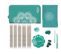 KnitPro Ensemble d'aiguilles à double pointe Mindful - 5 ensembles d'épingles à tricoter à double extrémité de 5 ensembles de compassion Mindful pour débutants, professionnels et coffret cadeau