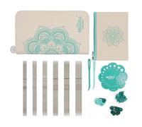 KnitPro Ensemble d'aiguilles à double pointe Mindful - 6 ensembles d'épingles à tricoter à double extrémité de 5 ensemble Mindful Gracious pour débutants, professionnels et coffret cadeau