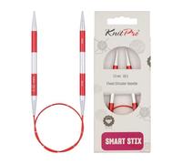KnitPro Épingles à Tricoter circulaires, Aluminium, Red, 40cm x 5,5mm