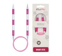 KnitPro Épingles à tricoter circulaires Rose 100 cm x 8 mm