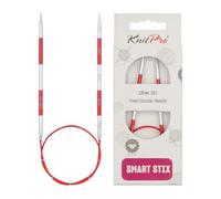 KnitPro – Épingles à tricoter circulaires – Aluminium – Rouge – 40 cm x 3,25 mm