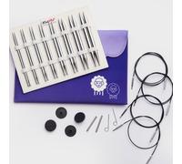 KnitPro Interchangeable Aiguille à Tricoter Circulaire Pointes Deluxe Ensembles,