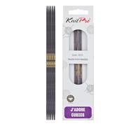 KnitPro J’Adore Cubics Aiguilles à Tricoter Double Pointe Ensembles de 5 - Épingles en Bois pour Chaussettes Chapeaux Mitaines Courtes Rondes Tricot - 15 x 3 mm, lilas