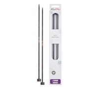 KnitPro Jadore Cubics aiguilles à tricoter à pointe unique Diamètre 4,50 mm Longueur 25 cm, 26-1923502018, Lilas