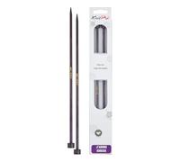 KnitPro Jadore Cubics aiguilles à tricoter à pointe unique Diamètre 5,50 mm Longueur 30 cm