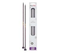 KnitPro Jadore Cubics aiguilles à tricoter à pointe unique Diamètre 5 mm Longueur 30 cm, Lilas, 26-1923502519