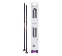 KnitPro Jadore Cubics aiguilles à tricoter à pointe unique Diamètre 6,50 mm Longueur 25 cm