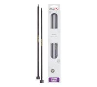 KnitPro Jadore Cubics aiguilles à tricoter à pointe unique Diamètre 6 mm Longueur 25 cm
