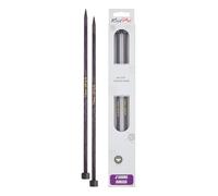 KnitPro Jadore Cubics aiguilles à tricoter à pointe unique Diamètre 7 mm Longueur 25 cm