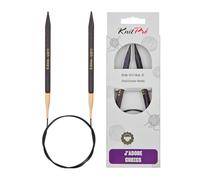 KnitPro J'Adore Cubics Knit Pins - Aiguilles à tricoter circulaires fixes - 60 cm x 8,00 mm, lilas, 26-1912104024