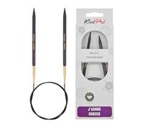 KnitPro J'Adore Cubics Knit Pins - Aiguilles à tricoter circulaires fixes - 80 cm x 6,50 mm