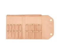 KNITPRO K12872 Étui à Aiguilles Double Pointe pour projets de Tricot ou de Crochet, Daim, Argile, 22 x 17,5 x 1,5cm