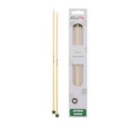 KnitPro K22318 Aiguilles à tricoter pour veste en bambou Marron 25 cm x 3,75 mm 2 points