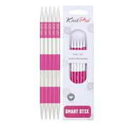 KnitPro K42011 SmartStix Jeu d'aiguilles en métal, Coloré, 14cm, 5mm