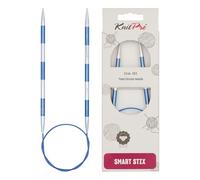 KnitPro K42071 42071 SmartStix Aiguille à Tricoter Circulaire, métal, Multicolore, 60 cm, 5 mm, Coloré, 60cm, 5mm