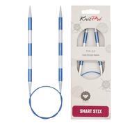 KnitPro K42073 42073 SmartStix Aiguille à Tricoter Circulaire, en métal, Multicolore, 60 cm, 6 mm, Coloré, 60cm, 6mm