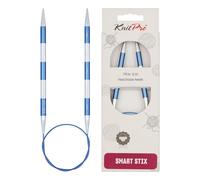 KnitPro K42074 42074 SmartStix Aiguille à Tricoter Circulaire, métal, Multicolore, 60 cm, 6,5 mm, Coloré, 60cm, 6,5mm