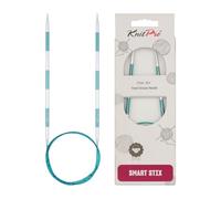 KnitPro K42087 SmartStix Aiguille à Tricoter Circulaire, Métal, Coloré, 80cm, 3,5mm