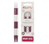 KnitPro K42129 42129 SmartStix Pointe à Aiguilles, métal, Multicolore, 6 mm, Coloré, 6mm