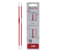 KnitPro K47463 Crochet, Métal, Zing, 15 cm x 2,5 mm