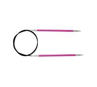 KnitPro KNIT PRO 80 cm x 5 mm Aluminium fixe aiguilles à tricoter circulaires-Zing-Rouge - KP47123