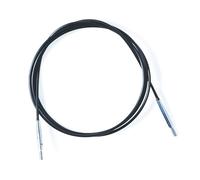 KnitPro - KnitPro Acier Inoxydable Noir/Argent 360° Pivotant Interchangeable Câble pour 60cm Aiguille avec Capuchons d'Extrémité et Clé de Câble - 1 Ensemble