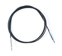 KnitPro - KnitPro Acier Inoxydable Noir/Argent Fixe Interchangeable Câble pour 100cm Aiguille avec Capuchons d'Extrémité et Clé de Câble - 1 Ensemble
