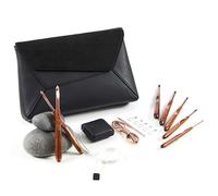 KnitPro - KnitPro Limité Edition Brillant Finition Bois Mellow Crocheter Crochet Cadeau Ensemble - 1 Ensemble