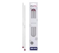 KnitPro KP10201 Nova Aiguilles Simples Pointes Bois Argent 20 x 0,5 x 4,59 cm