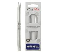 KnitPro KP10424 Nova Aiguilles Circulaires Interchangeables Bois Argent 4 mm