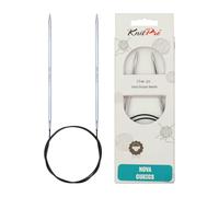 KnitPro KP12156 Cubique de Nova Aiguille Circulaire Fixe Bois Multicolore 31 x 2,1 x 18 cm