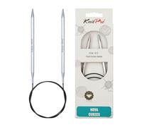 KnitPro KP12161 Cubique de Nova Aiguille Circulaire Fixe Bois Multicolore 36 x 1,10 x 5 cm